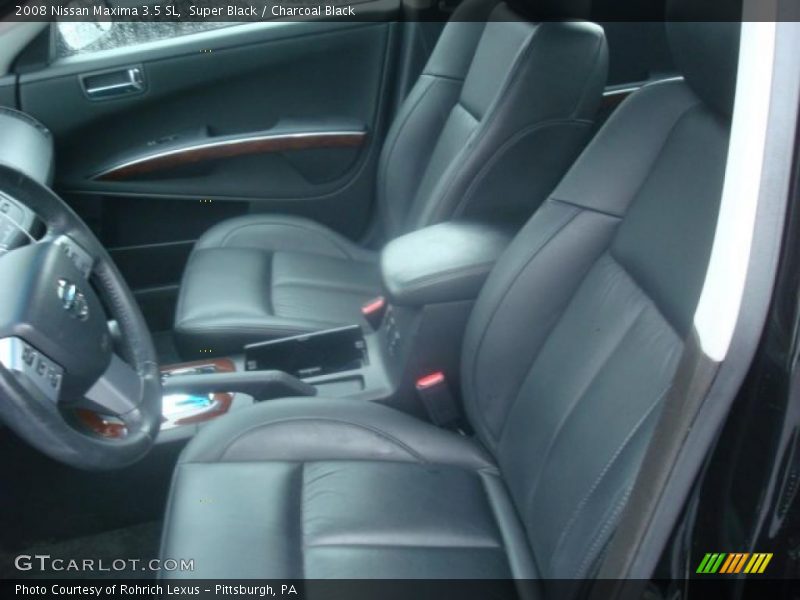 Super Black / Charcoal Black 2008 Nissan Maxima 3.5 SL