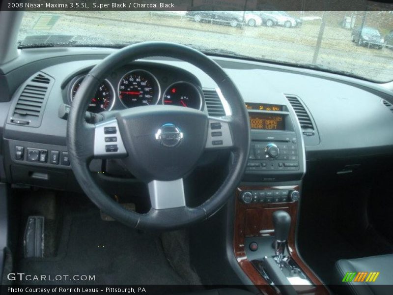 Super Black / Charcoal Black 2008 Nissan Maxima 3.5 SL