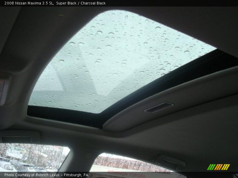 Super Black / Charcoal Black 2008 Nissan Maxima 3.5 SL