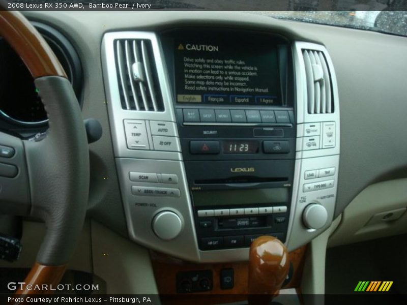 Bamboo Pearl / Ivory 2008 Lexus RX 350 AWD