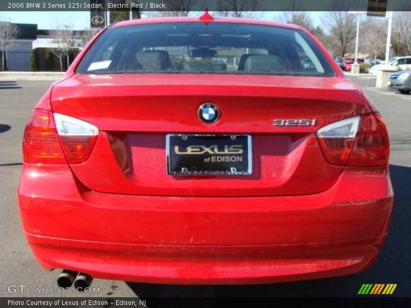 Electric Red / Black 2006 BMW 3 Series 325i Sedan
