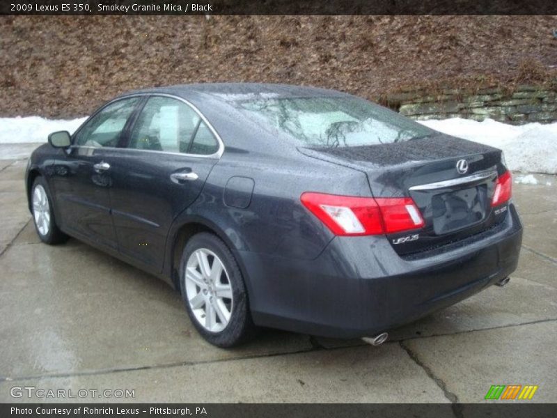 Smokey Granite Mica / Black 2009 Lexus ES 350