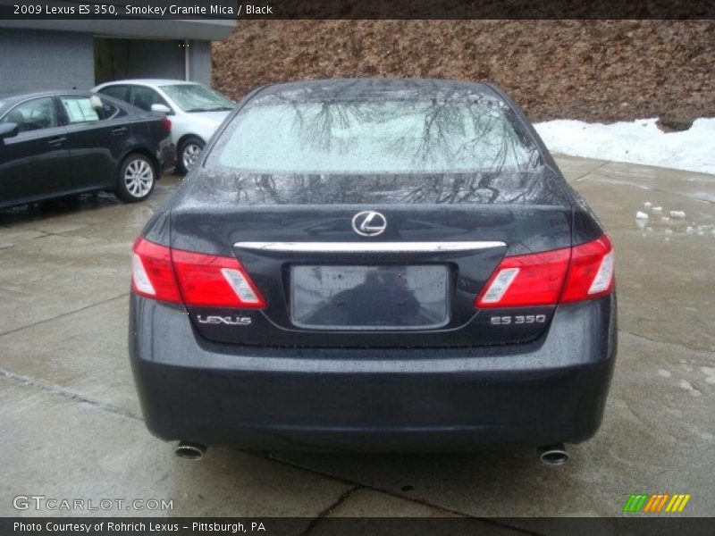 Smokey Granite Mica / Black 2009 Lexus ES 350