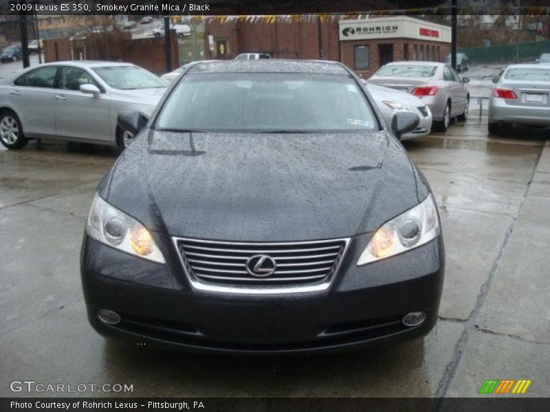 Smokey Granite Mica / Black 2009 Lexus ES 350