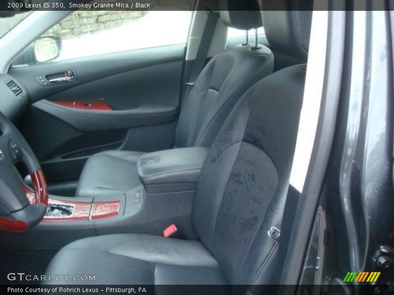 Smokey Granite Mica / Black 2009 Lexus ES 350