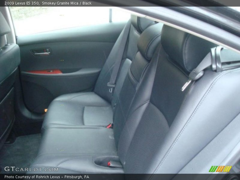 Smokey Granite Mica / Black 2009 Lexus ES 350