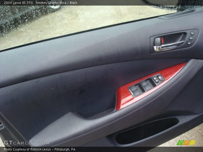 Smokey Granite Mica / Black 2009 Lexus ES 350
