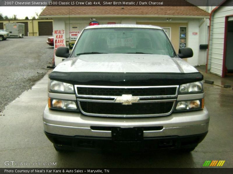 Silver Birch Metallic / Dark Charcoal 2007 Chevrolet Silverado 1500 Classic LS Crew Cab 4x4