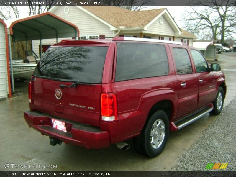 Red E / Pewter Gray 2004 Cadillac Escalade ESV AWD