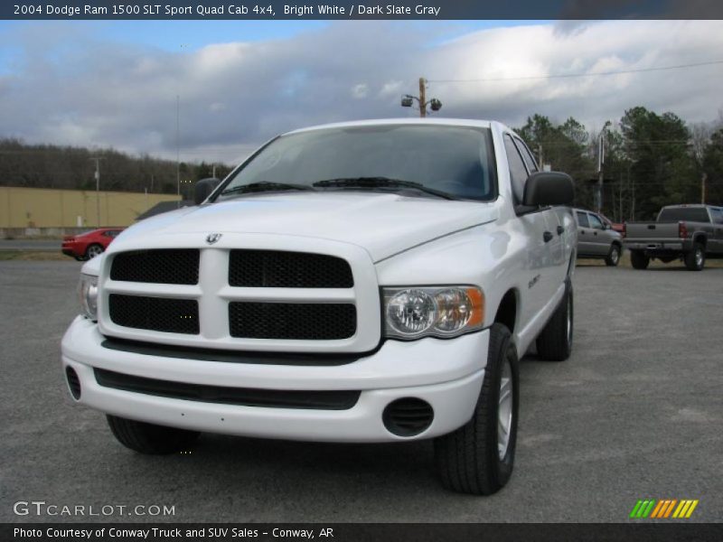 Bright White / Dark Slate Gray 2004 Dodge Ram 1500 SLT Sport Quad Cab 4x4