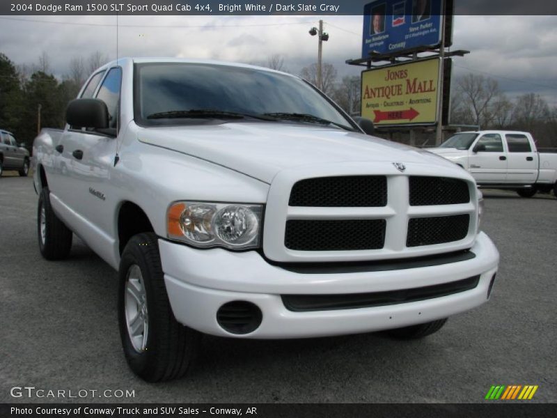 Bright White / Dark Slate Gray 2004 Dodge Ram 1500 SLT Sport Quad Cab 4x4