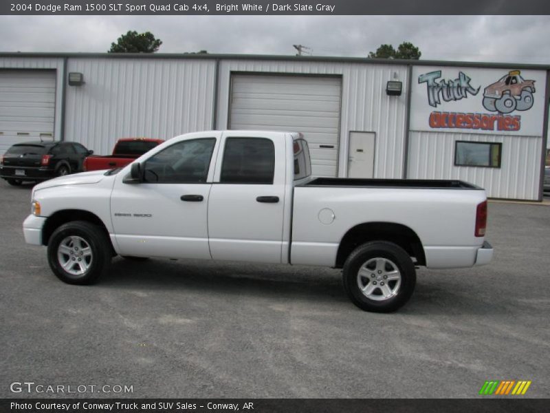 Bright White / Dark Slate Gray 2004 Dodge Ram 1500 SLT Sport Quad Cab 4x4