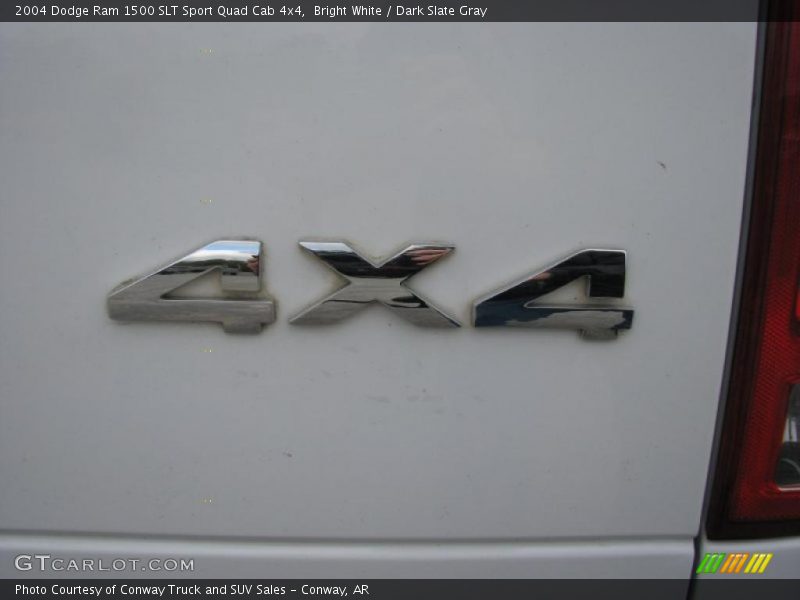 Bright White / Dark Slate Gray 2004 Dodge Ram 1500 SLT Sport Quad Cab 4x4