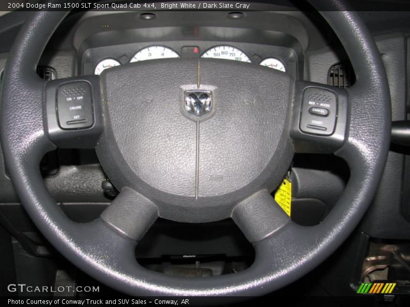 Bright White / Dark Slate Gray 2004 Dodge Ram 1500 SLT Sport Quad Cab 4x4
