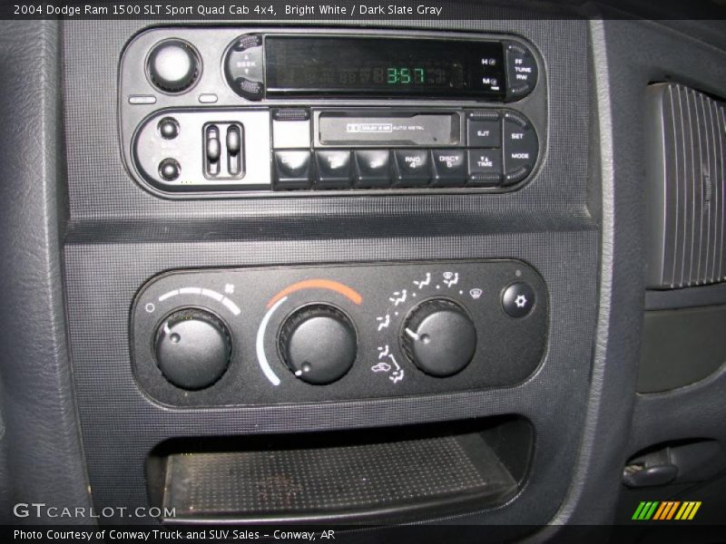 Bright White / Dark Slate Gray 2004 Dodge Ram 1500 SLT Sport Quad Cab 4x4