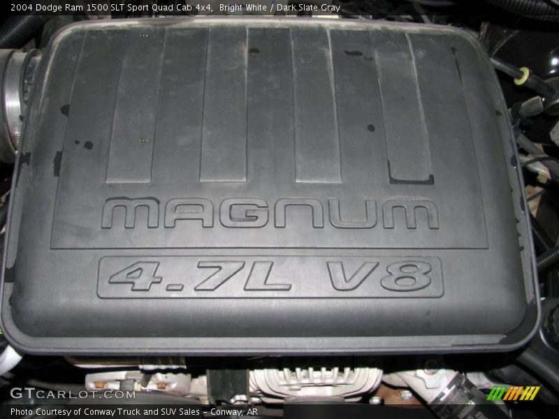 Bright White / Dark Slate Gray 2004 Dodge Ram 1500 SLT Sport Quad Cab 4x4