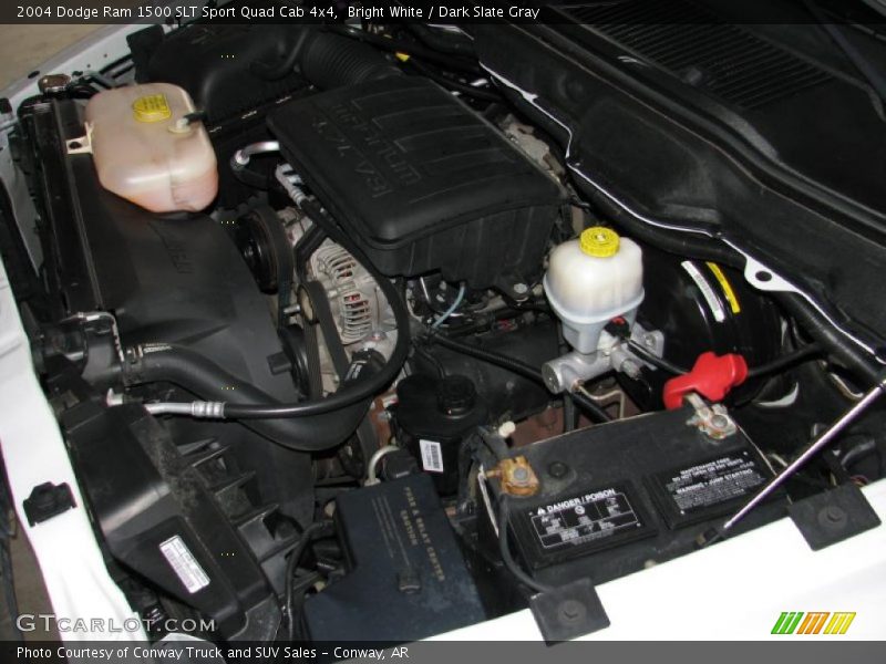 Bright White / Dark Slate Gray 2004 Dodge Ram 1500 SLT Sport Quad Cab 4x4