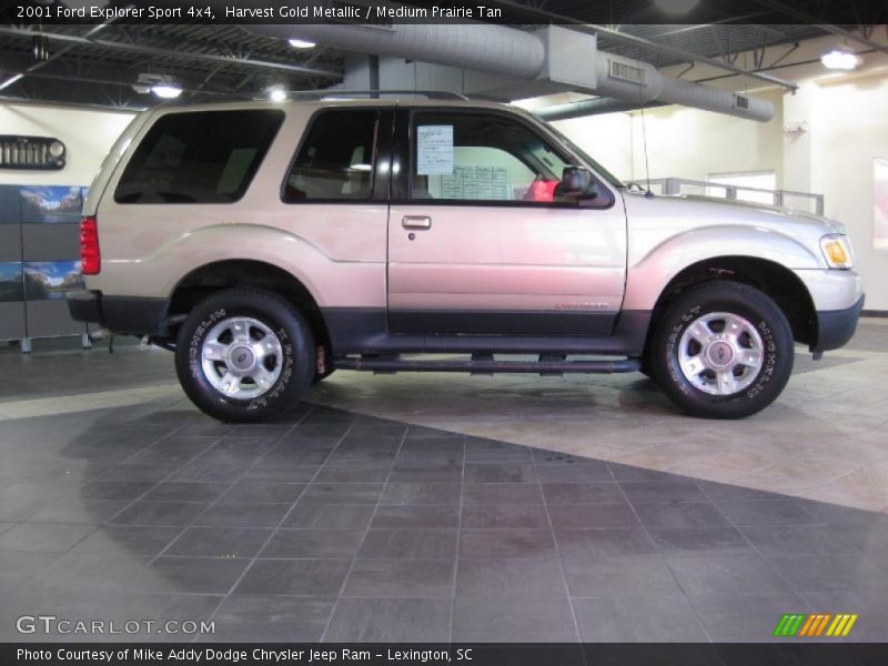 Harvest Gold Metallic / Medium Prairie Tan 2001 Ford Explorer Sport 4x4