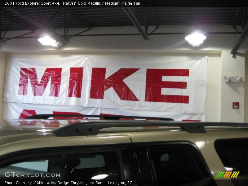 Harvest Gold Metallic / Medium Prairie Tan 2001 Ford Explorer Sport 4x4