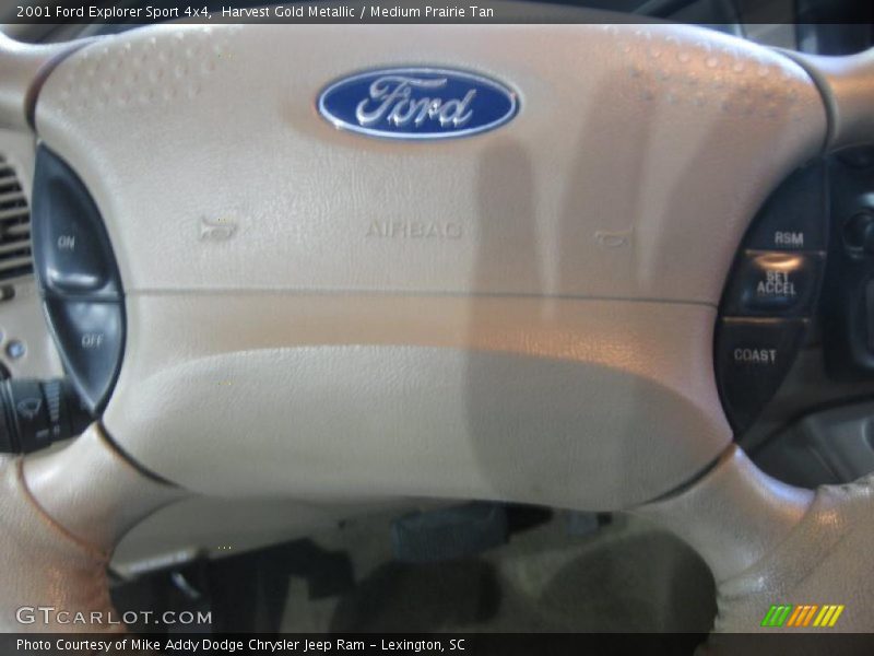 Harvest Gold Metallic / Medium Prairie Tan 2001 Ford Explorer Sport 4x4
