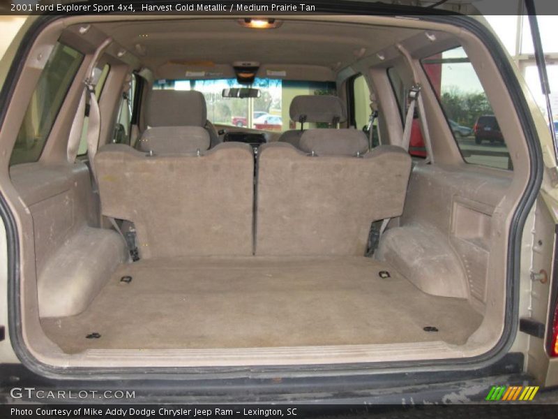 Harvest Gold Metallic / Medium Prairie Tan 2001 Ford Explorer Sport 4x4