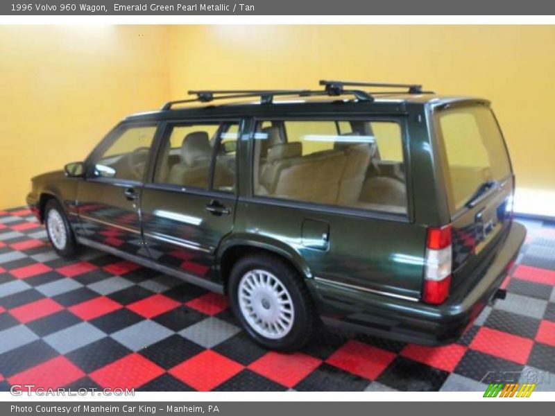 Emerald Green Pearl Metallic / Tan 1996 Volvo 960 Wagon
