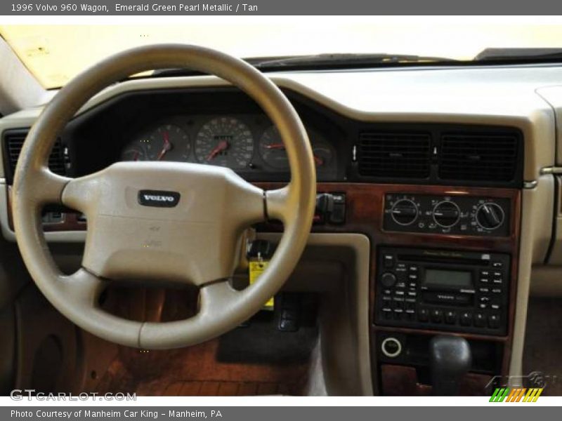 Emerald Green Pearl Metallic / Tan 1996 Volvo 960 Wagon