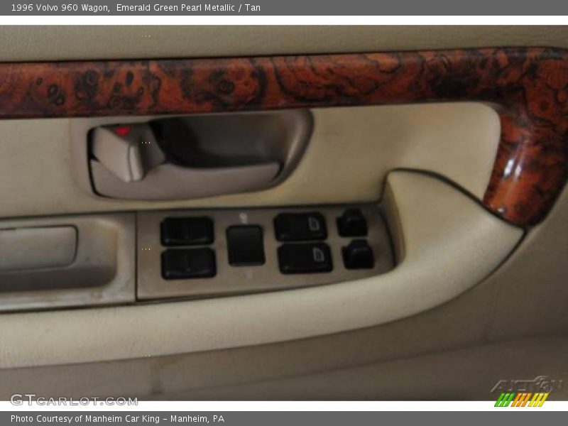 Emerald Green Pearl Metallic / Tan 1996 Volvo 960 Wagon