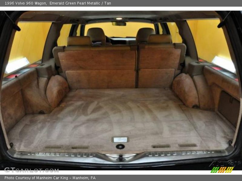 Emerald Green Pearl Metallic / Tan 1996 Volvo 960 Wagon
