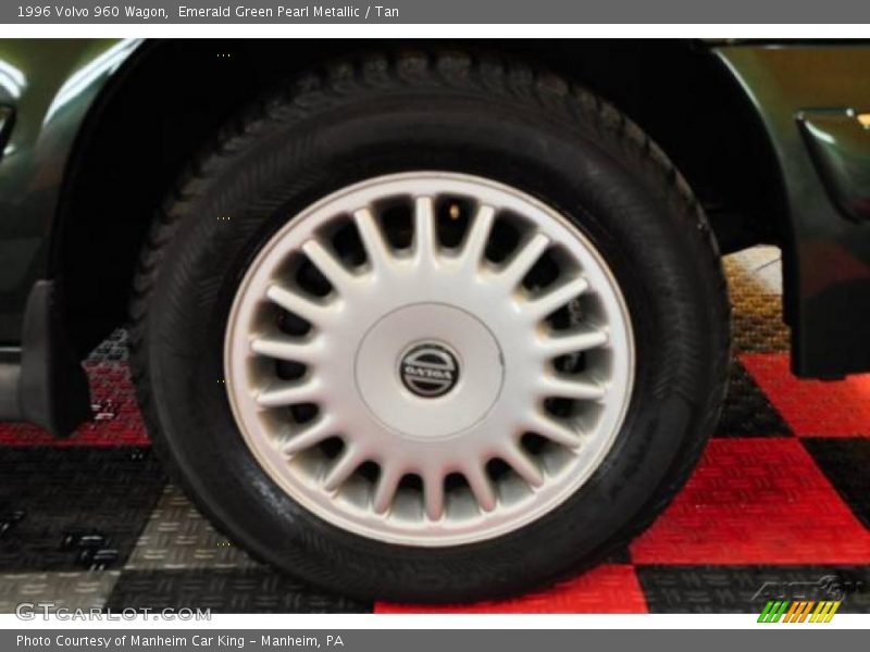 Emerald Green Pearl Metallic / Tan 1996 Volvo 960 Wagon