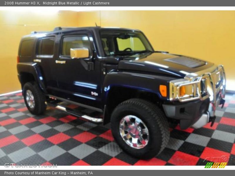 Midnight Blue Metallic / Light Cashmere 2008 Hummer H3 X
