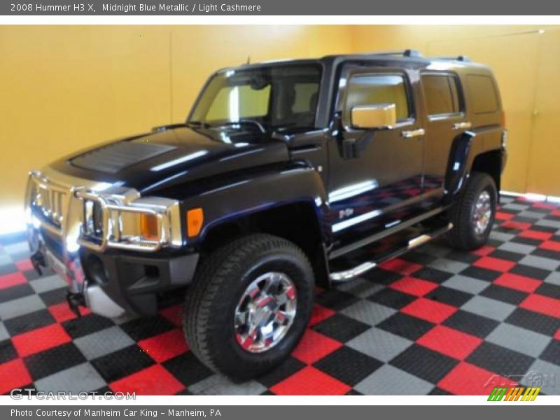 Midnight Blue Metallic / Light Cashmere 2008 Hummer H3 X