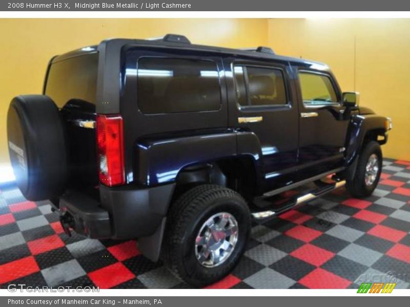 Midnight Blue Metallic / Light Cashmere 2008 Hummer H3 X