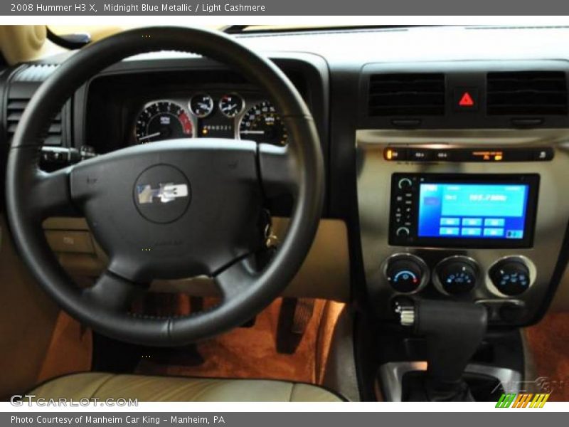 Midnight Blue Metallic / Light Cashmere 2008 Hummer H3 X