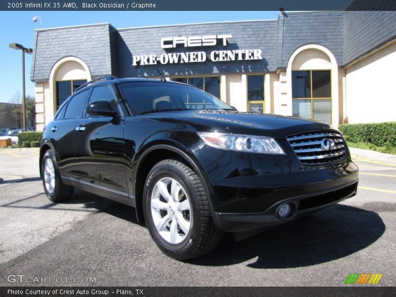 Black Obsidian / Graphite 2005 Infiniti FX 35 AWD