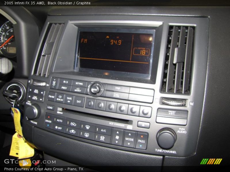 Black Obsidian / Graphite 2005 Infiniti FX 35 AWD