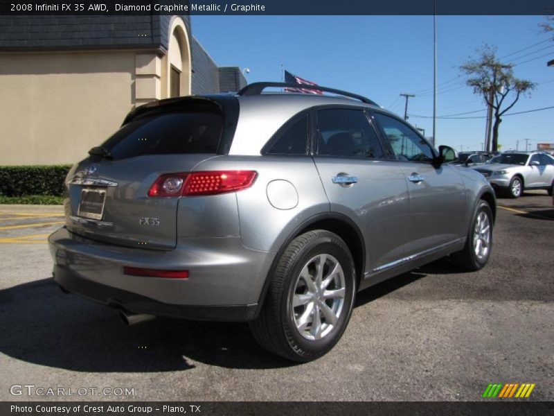 Diamond Graphite Metallic / Graphite 2008 Infiniti FX 35 AWD