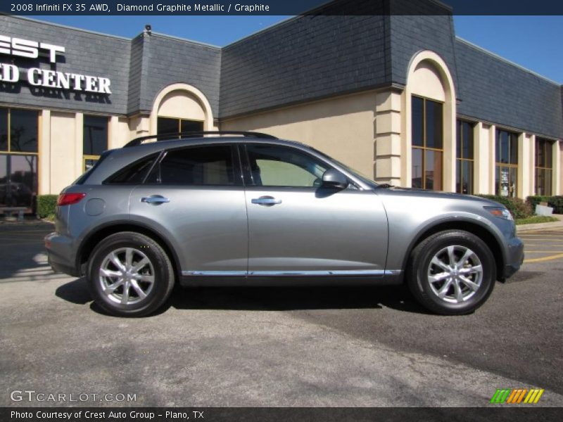 Diamond Graphite Metallic / Graphite 2008 Infiniti FX 35 AWD