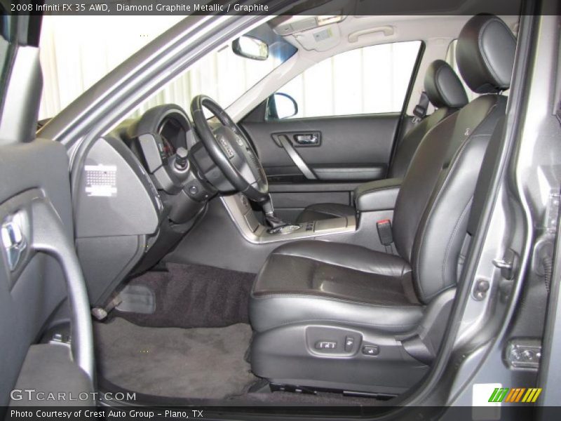 Diamond Graphite Metallic / Graphite 2008 Infiniti FX 35 AWD