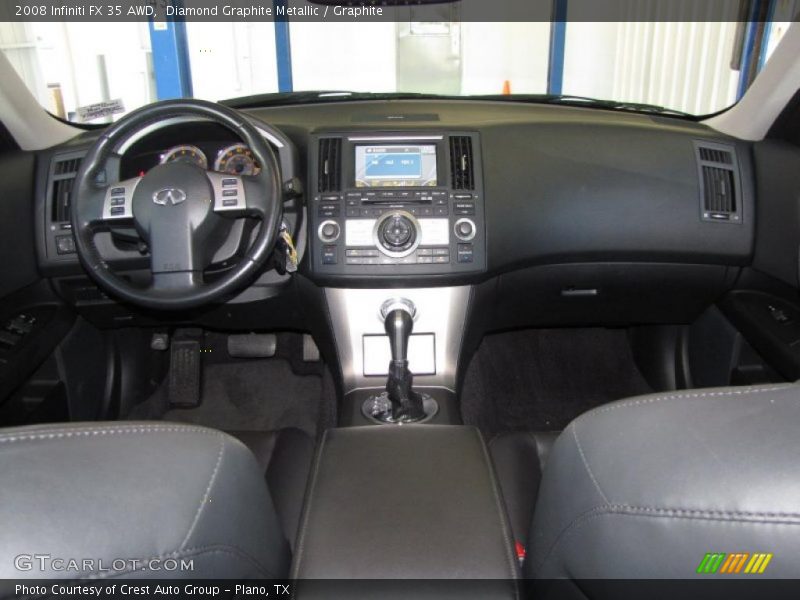Diamond Graphite Metallic / Graphite 2008 Infiniti FX 35 AWD