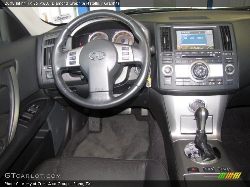 Diamond Graphite Metallic / Graphite 2008 Infiniti FX 35 AWD