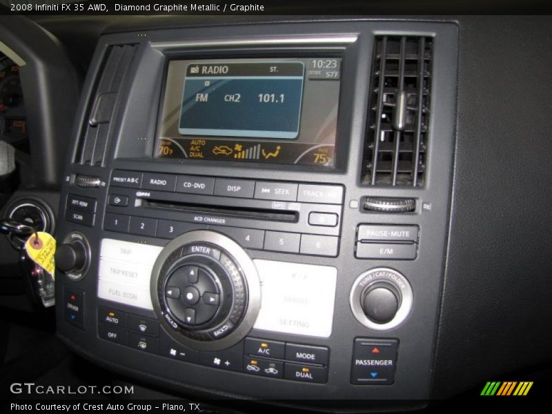 Diamond Graphite Metallic / Graphite 2008 Infiniti FX 35 AWD