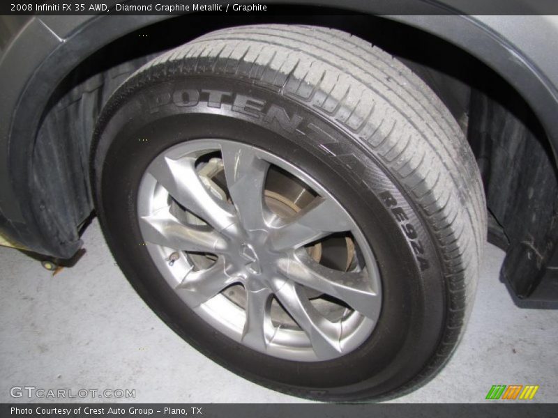 Diamond Graphite Metallic / Graphite 2008 Infiniti FX 35 AWD