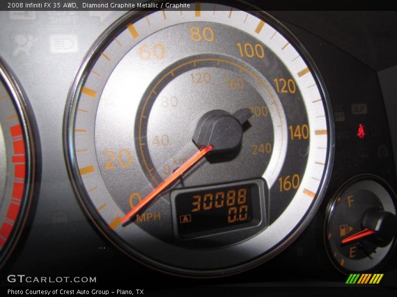 Diamond Graphite Metallic / Graphite 2008 Infiniti FX 35 AWD