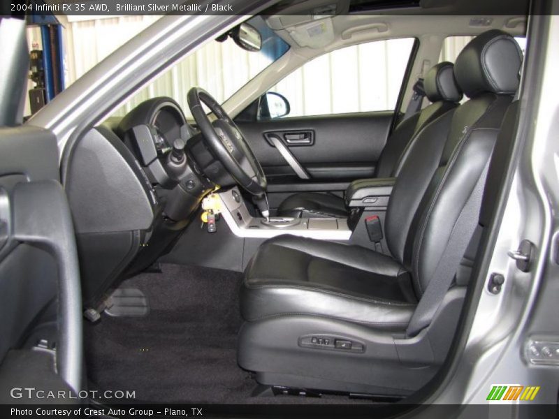 Brilliant Silver Metallic / Black 2004 Infiniti FX 35 AWD