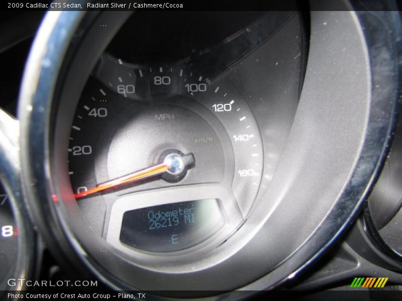 Radiant Silver / Cashmere/Cocoa 2009 Cadillac CTS Sedan