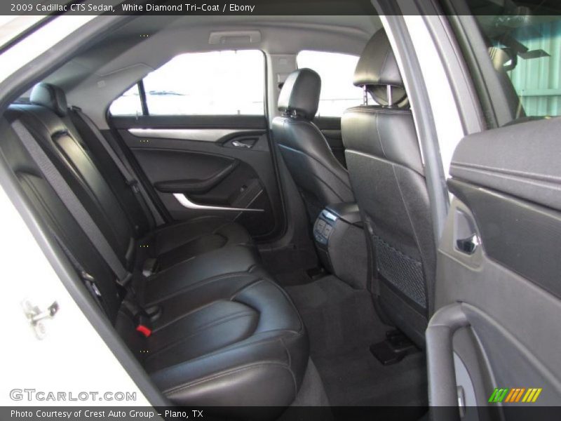 White Diamond Tri-Coat / Ebony 2009 Cadillac CTS Sedan