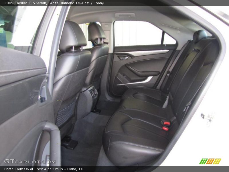 White Diamond Tri-Coat / Ebony 2009 Cadillac CTS Sedan