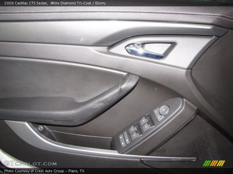 White Diamond Tri-Coat / Ebony 2009 Cadillac CTS Sedan