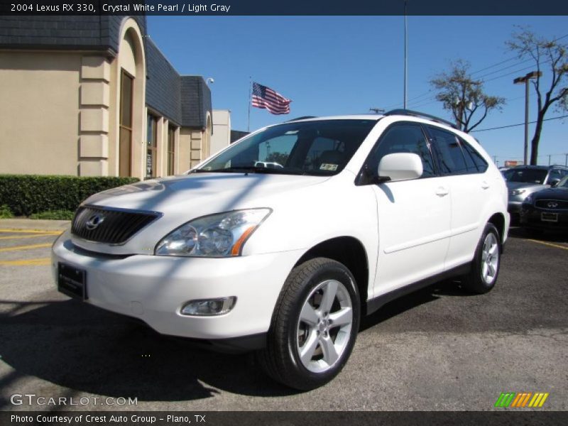 Crystal White Pearl / Light Gray 2004 Lexus RX 330